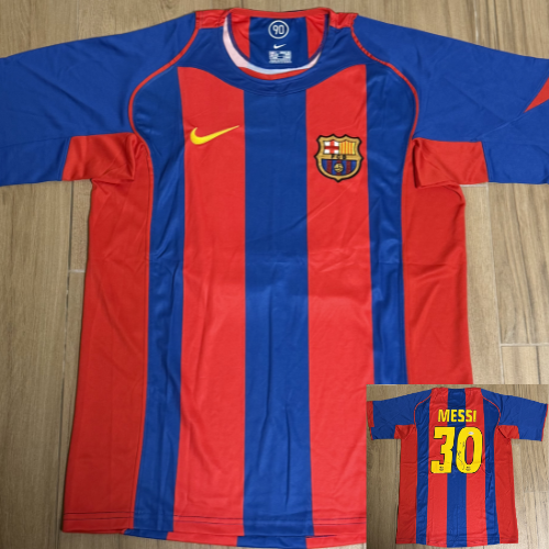 חולצה חתומה - מסי ברצלונה (2004-05)