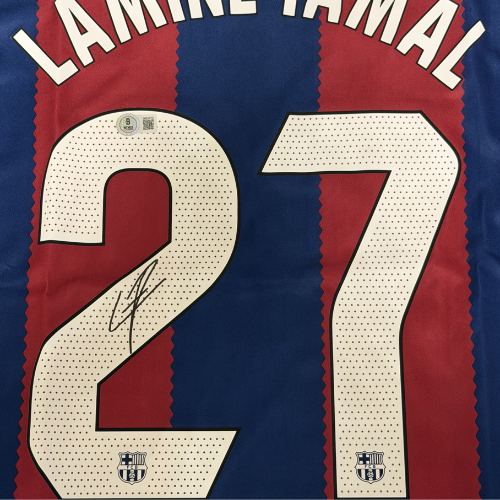 חולצה חתומה לאמין יאמל - ברצלונה (2022-23)