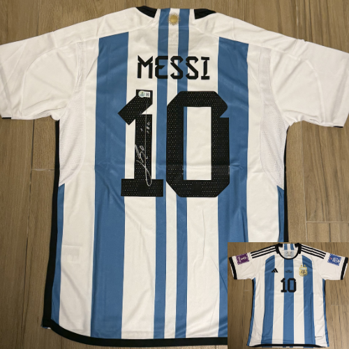 חולצה חתומה מסי - ארגנטינה (2022)