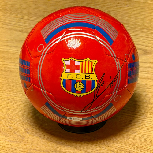 כדור חתום - מסי ברצלונה